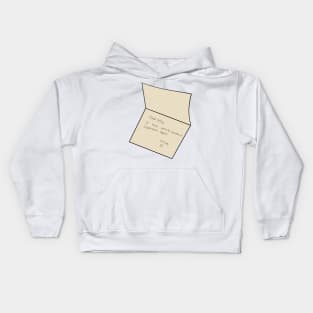 Els letter to mike - stranger things Kids Hoodie